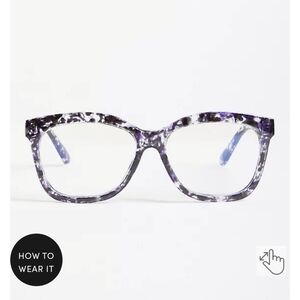 🆕️👓PURPLE MOSAIC BLUE LIGHT GLASSES👓